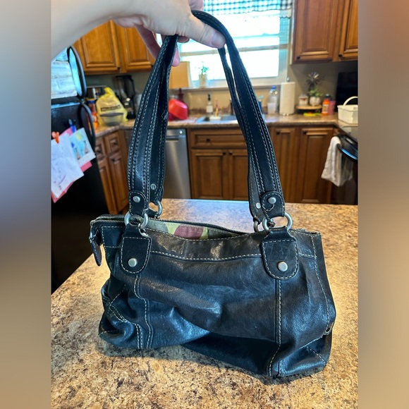 Fossil leather bag - Picture 2 of 11